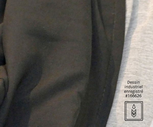 Foulard en bambou noir uni pour l'été – Image 5