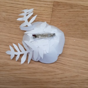 Boutonnière - Fleur en papier