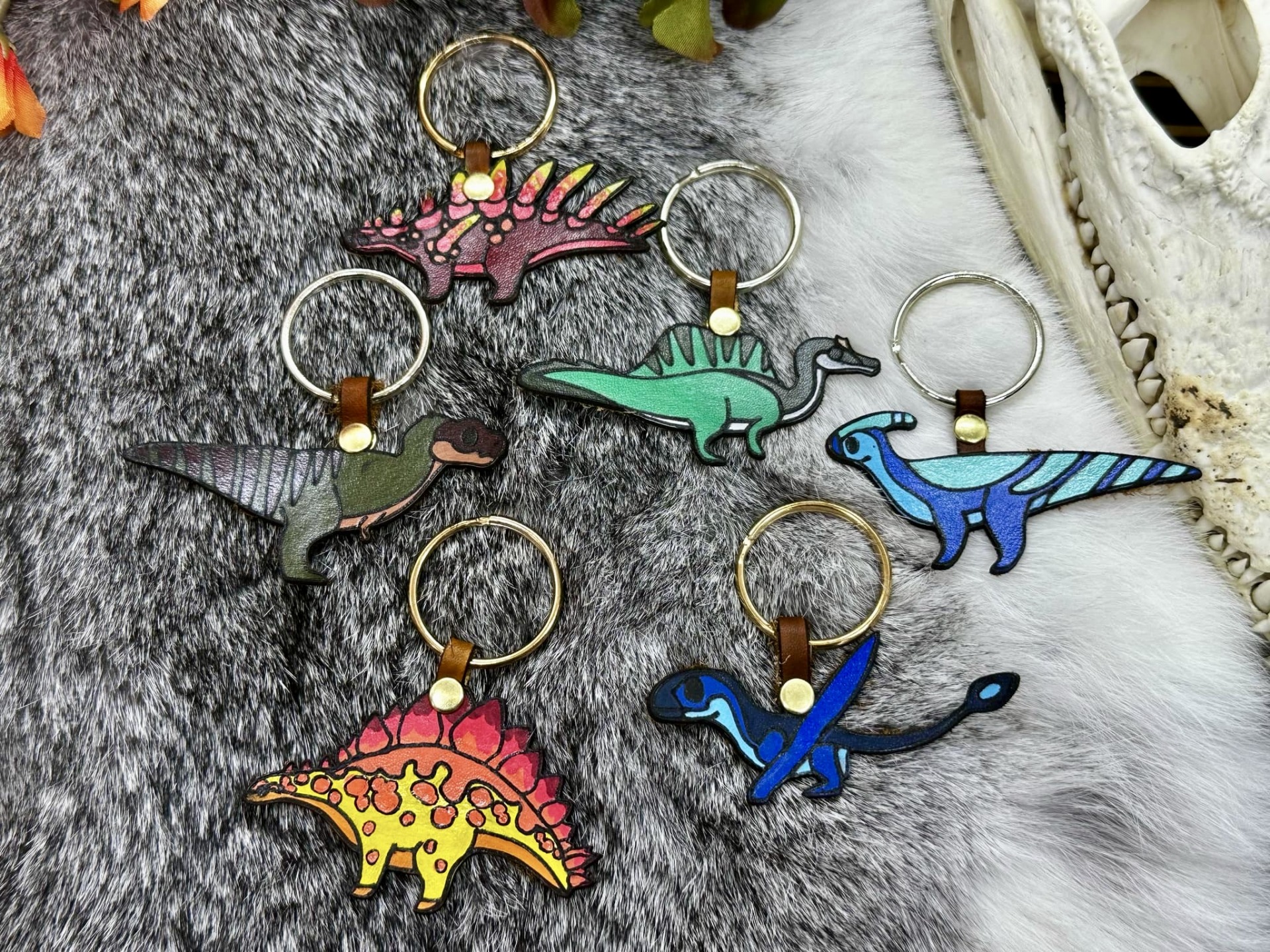 Porte-clés Dinosaures / Dinosaur Keychains