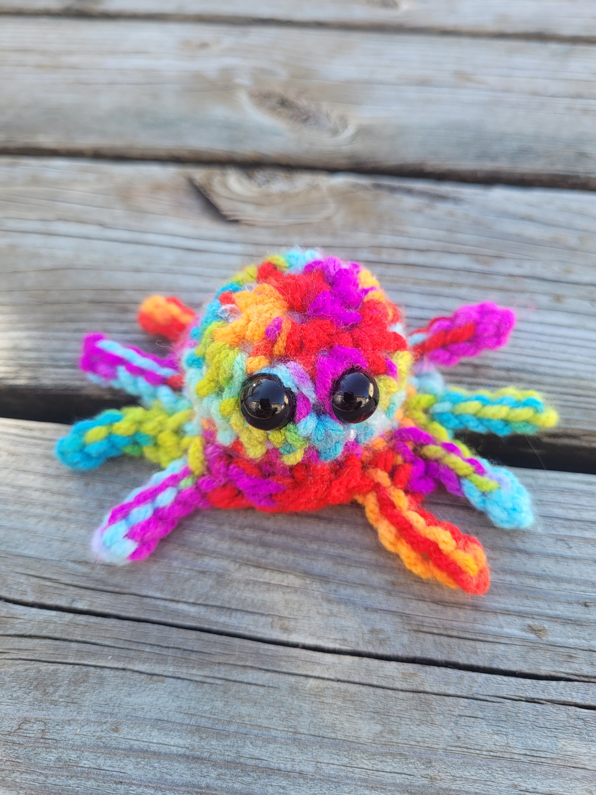 araignée maélie - amigurumie