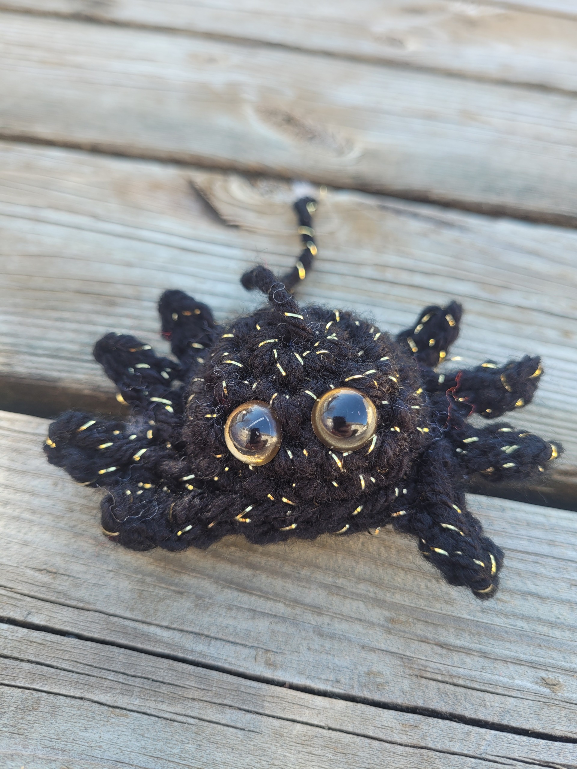 araignée charlie - amigurumie