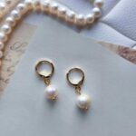 Boucles d'oreilles perle d'eau douce