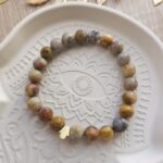 Bracelet agate fou et main de Fatma