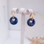 Boucles d'oreille en Lapis Lazuli – Image 3