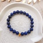 Bracelet lapis lazuli et main de Fatma – Image 3