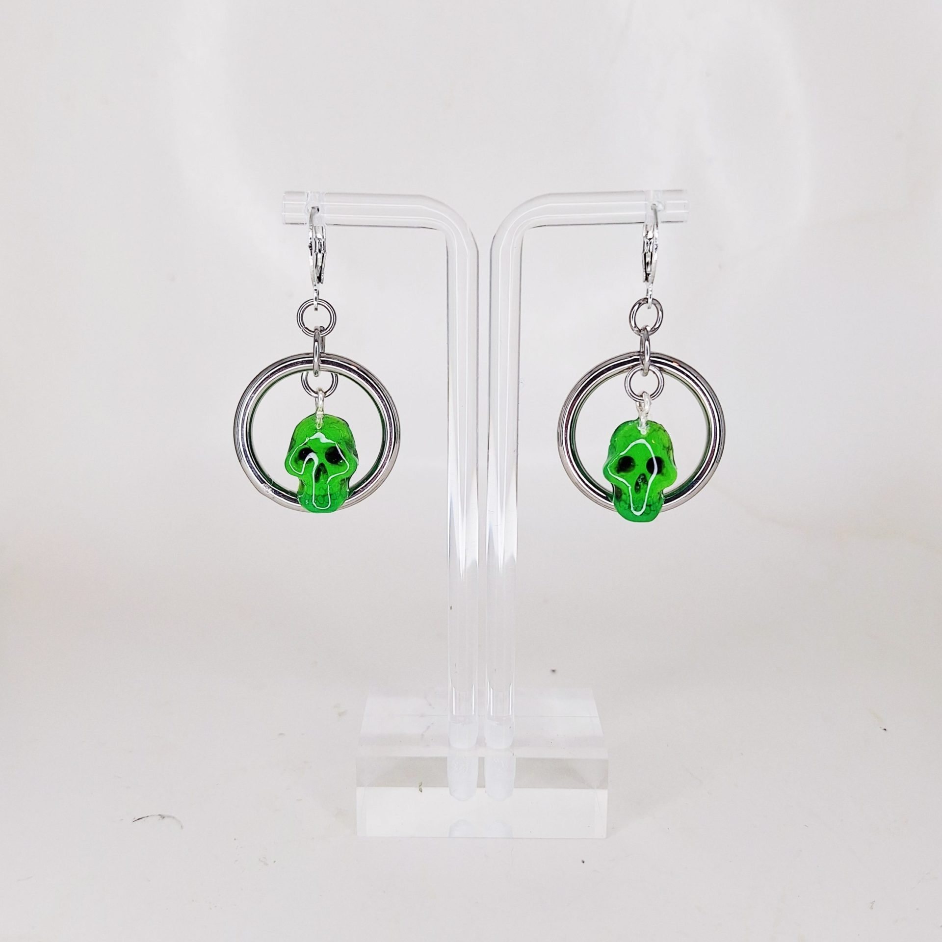 Boucles d'oreilles Toxic Skull