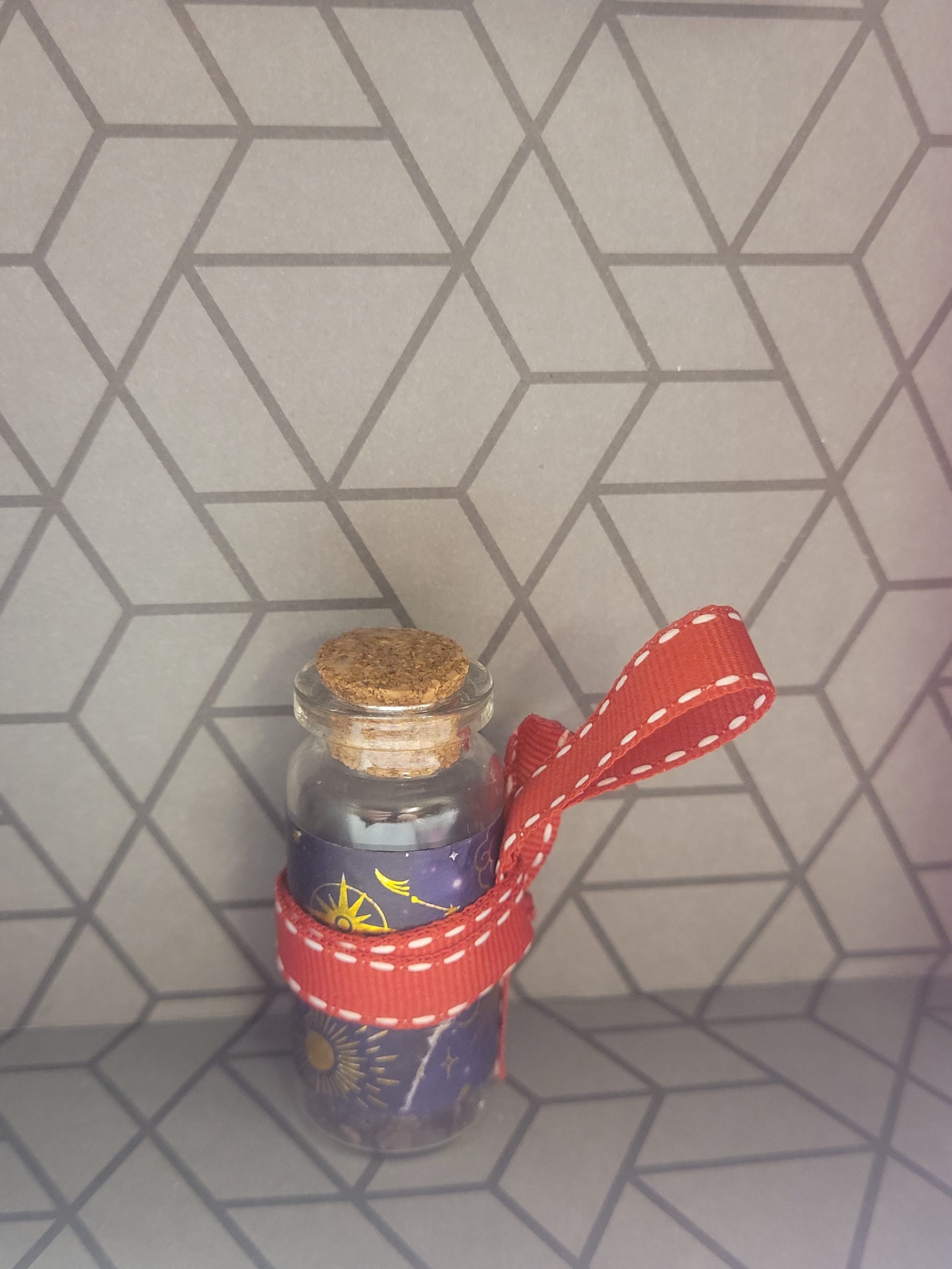 mini fiole rouge