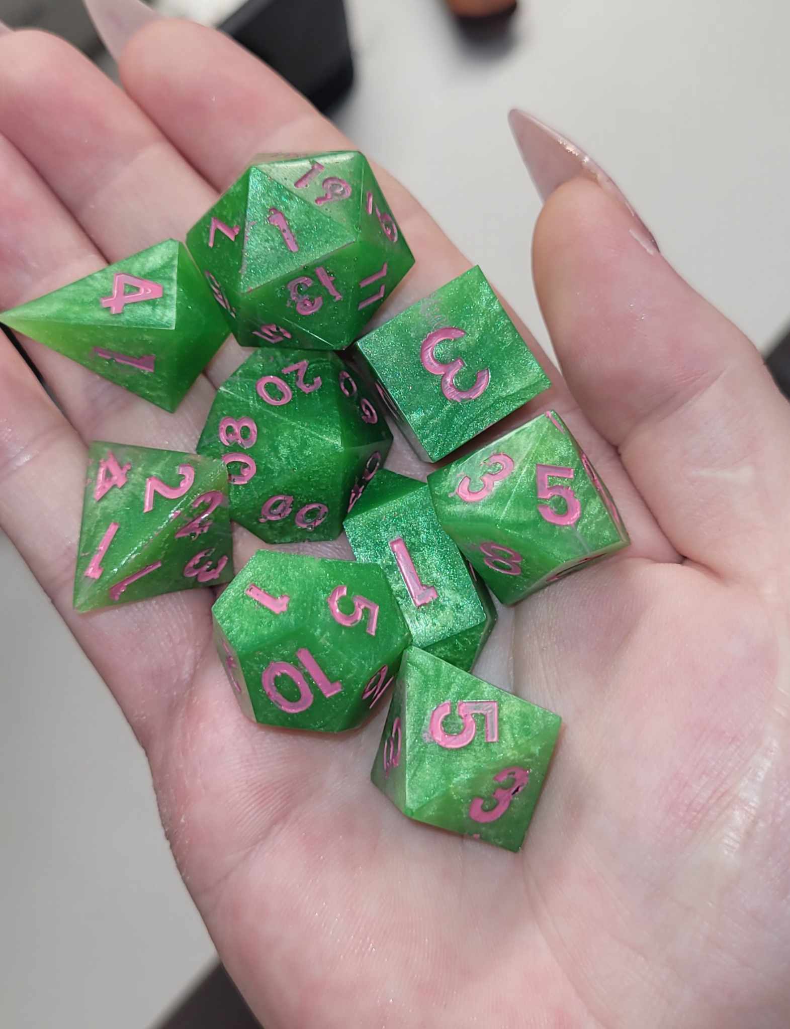 set de 9 dés