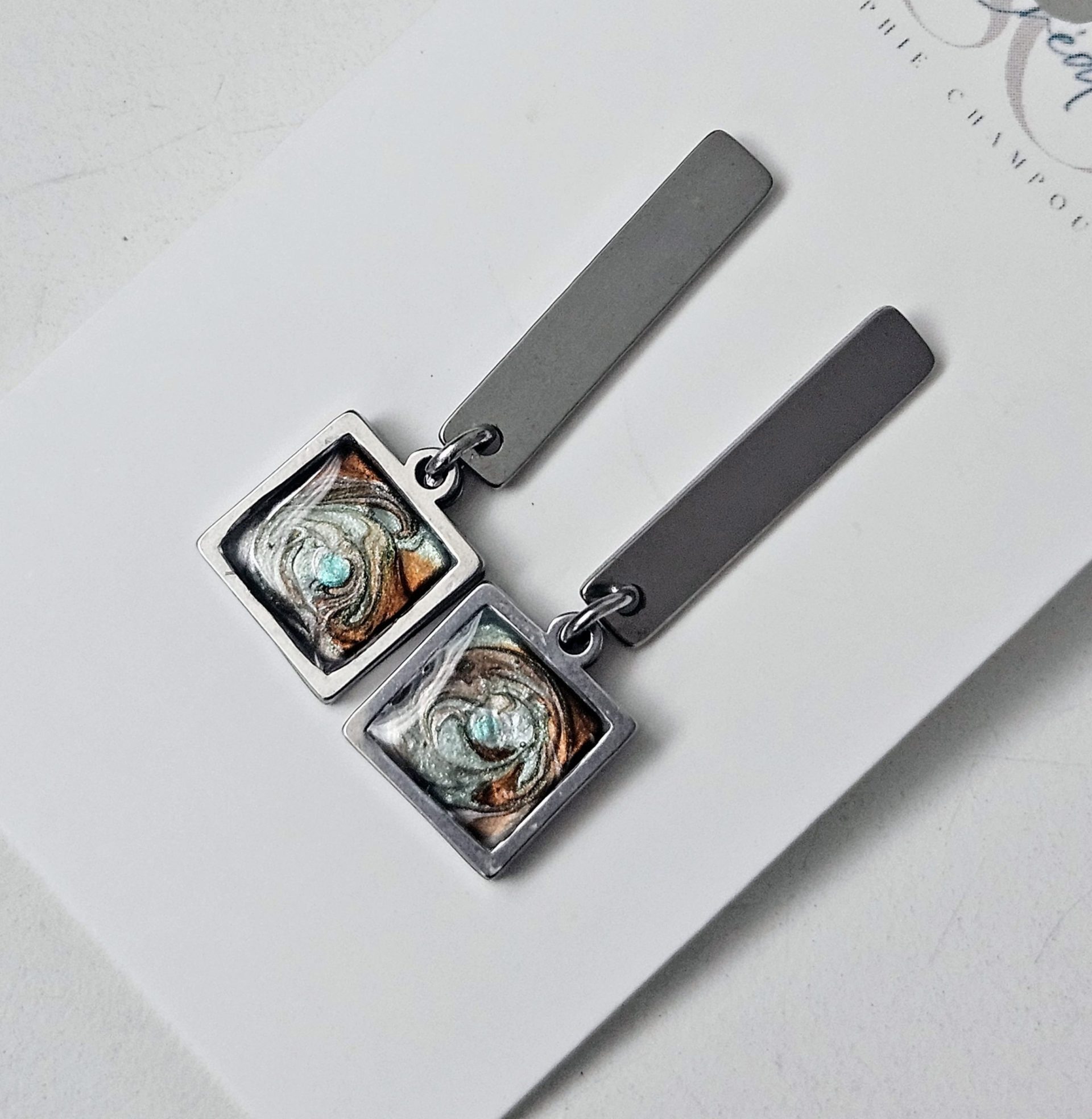 Boucles d'oreilles tourbillon