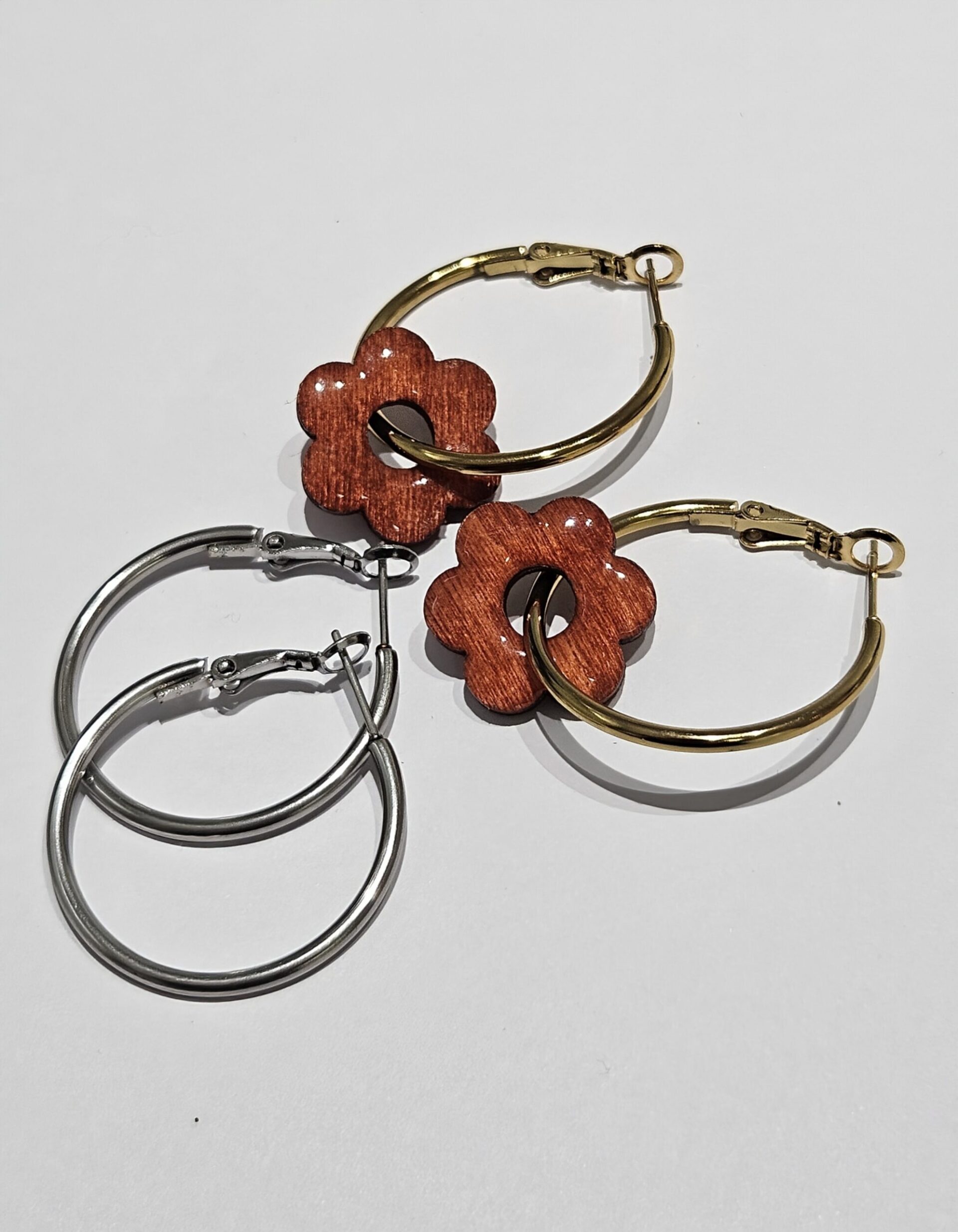 Boucles d'oreilles fleurs