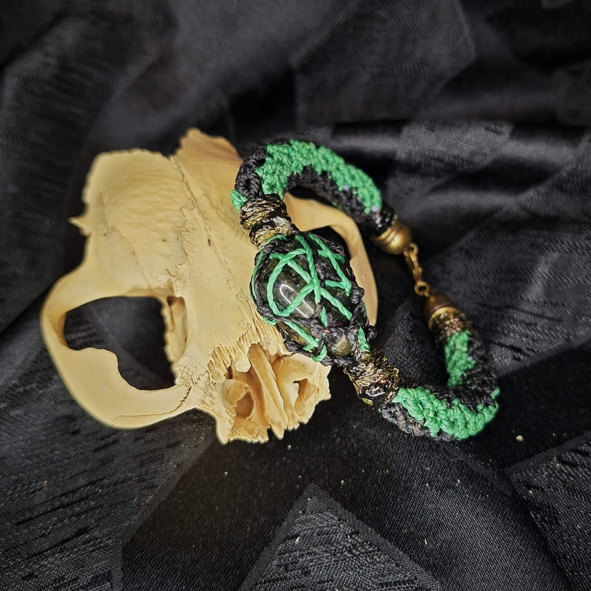 Bracelet Vert Labradorite