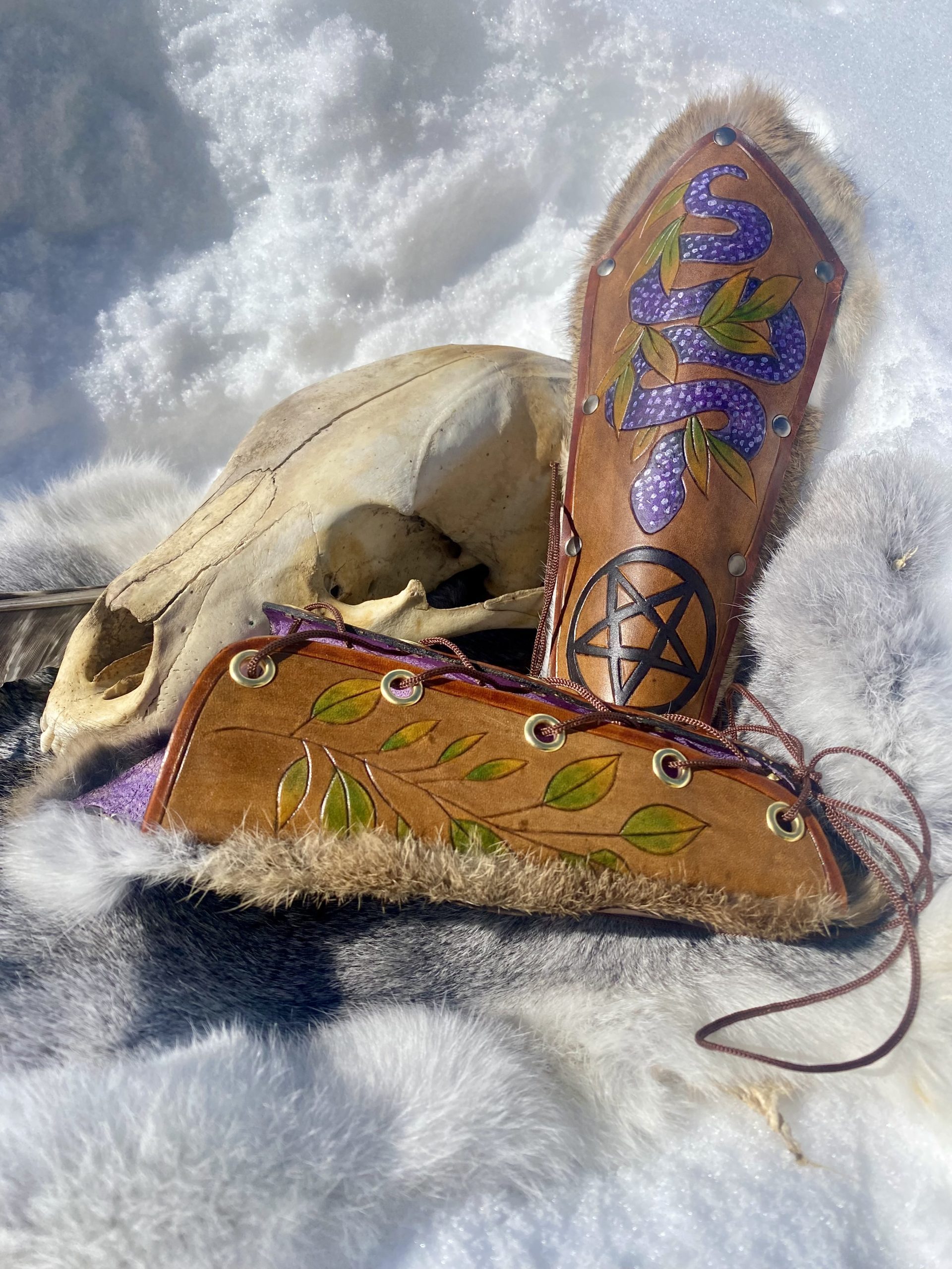 Brassards Familier de la Sorcière / The Witch’s Familiar Bracers