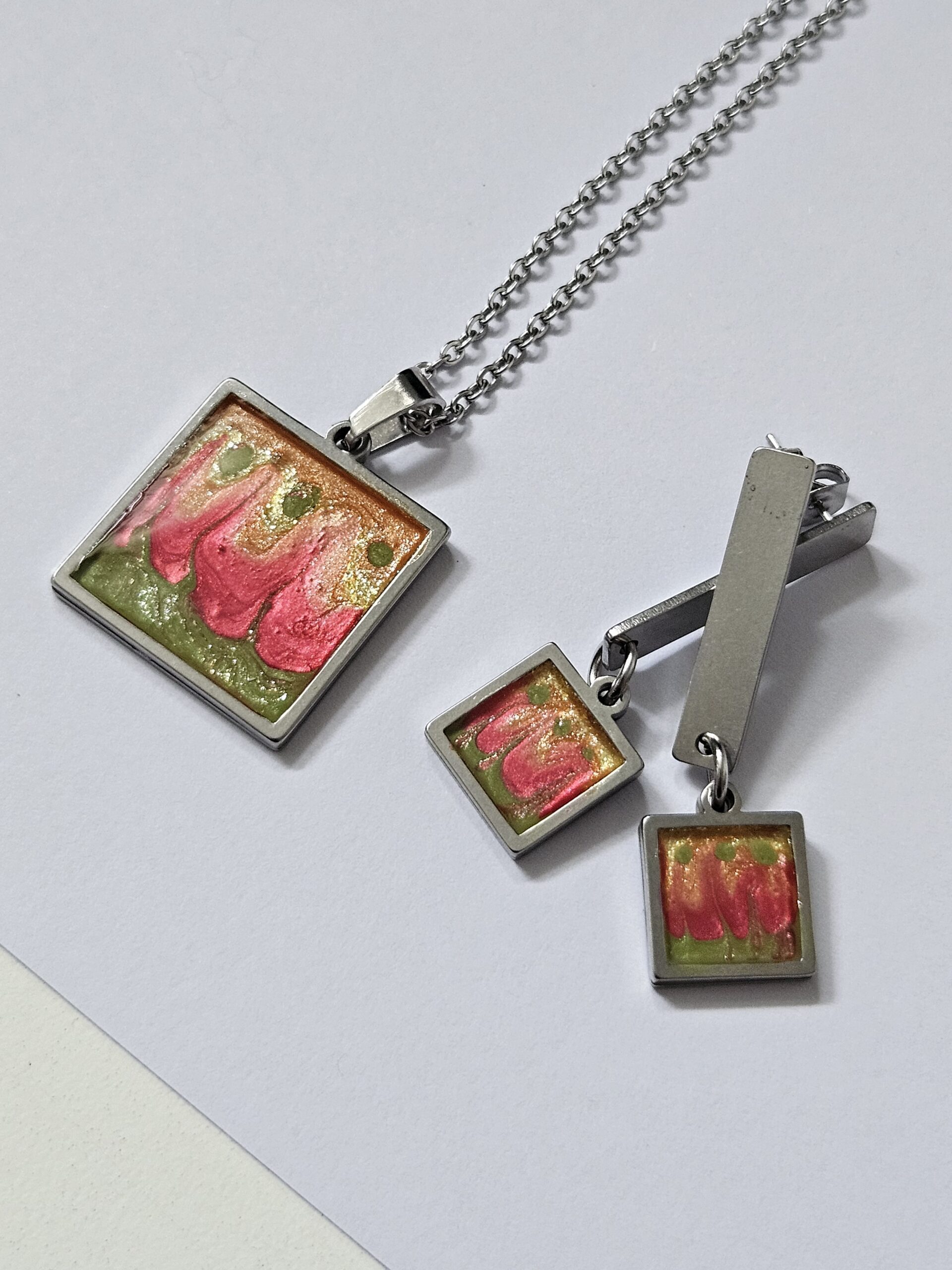 Fruits | Collier et boucles d'oreilles