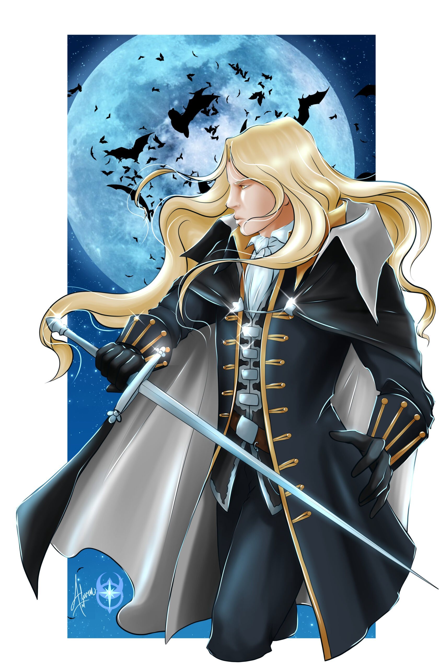 Affiche Alucard Castlevania (8.5x11)