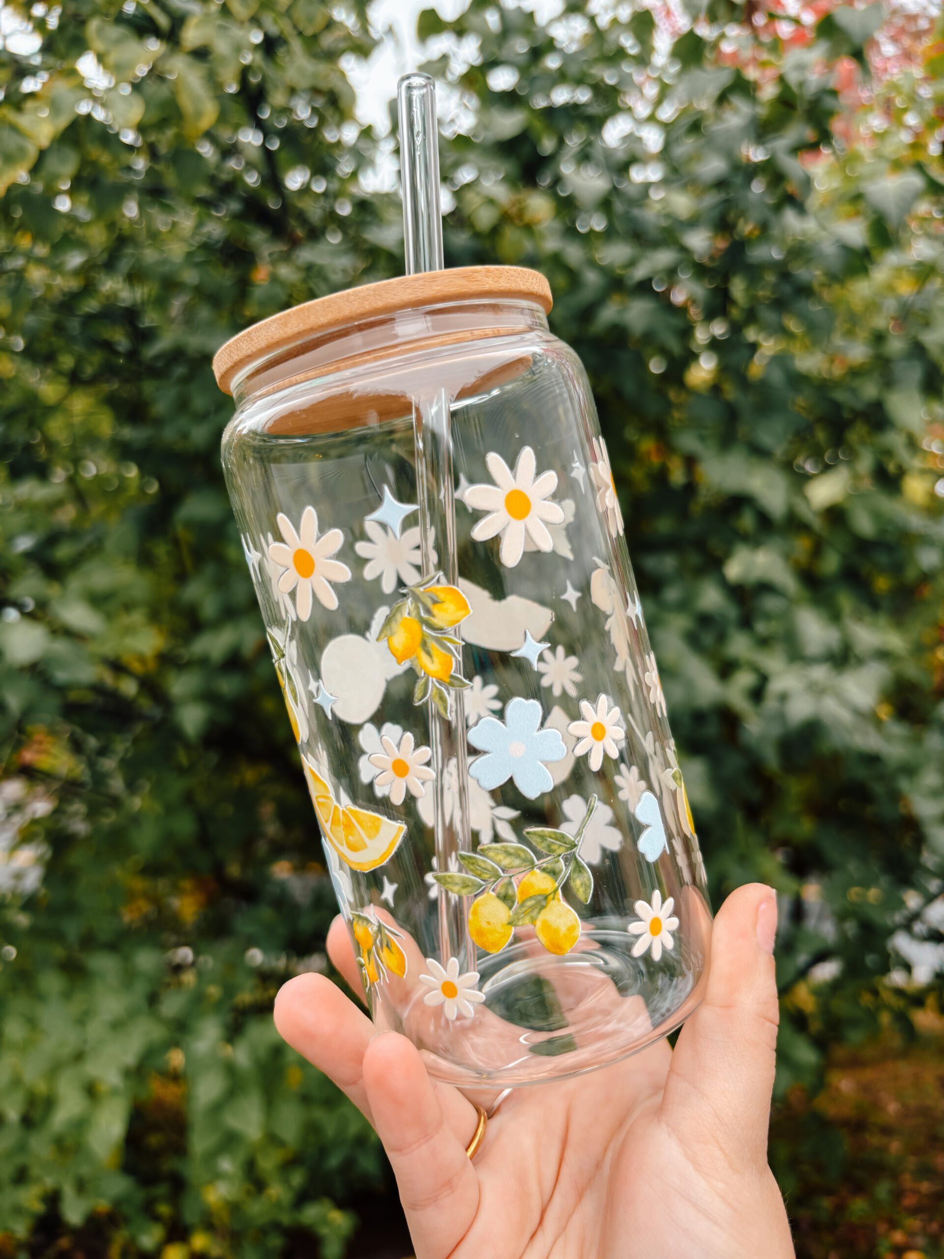 16oz - Glass Coffee Cups