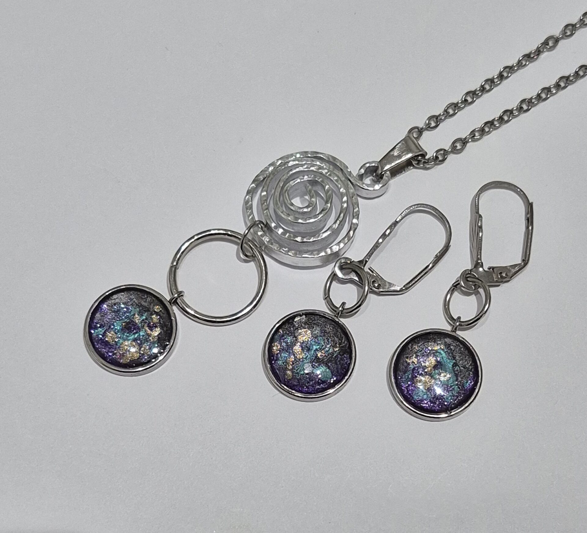 Astral #3 | Ensemble collier et boucles