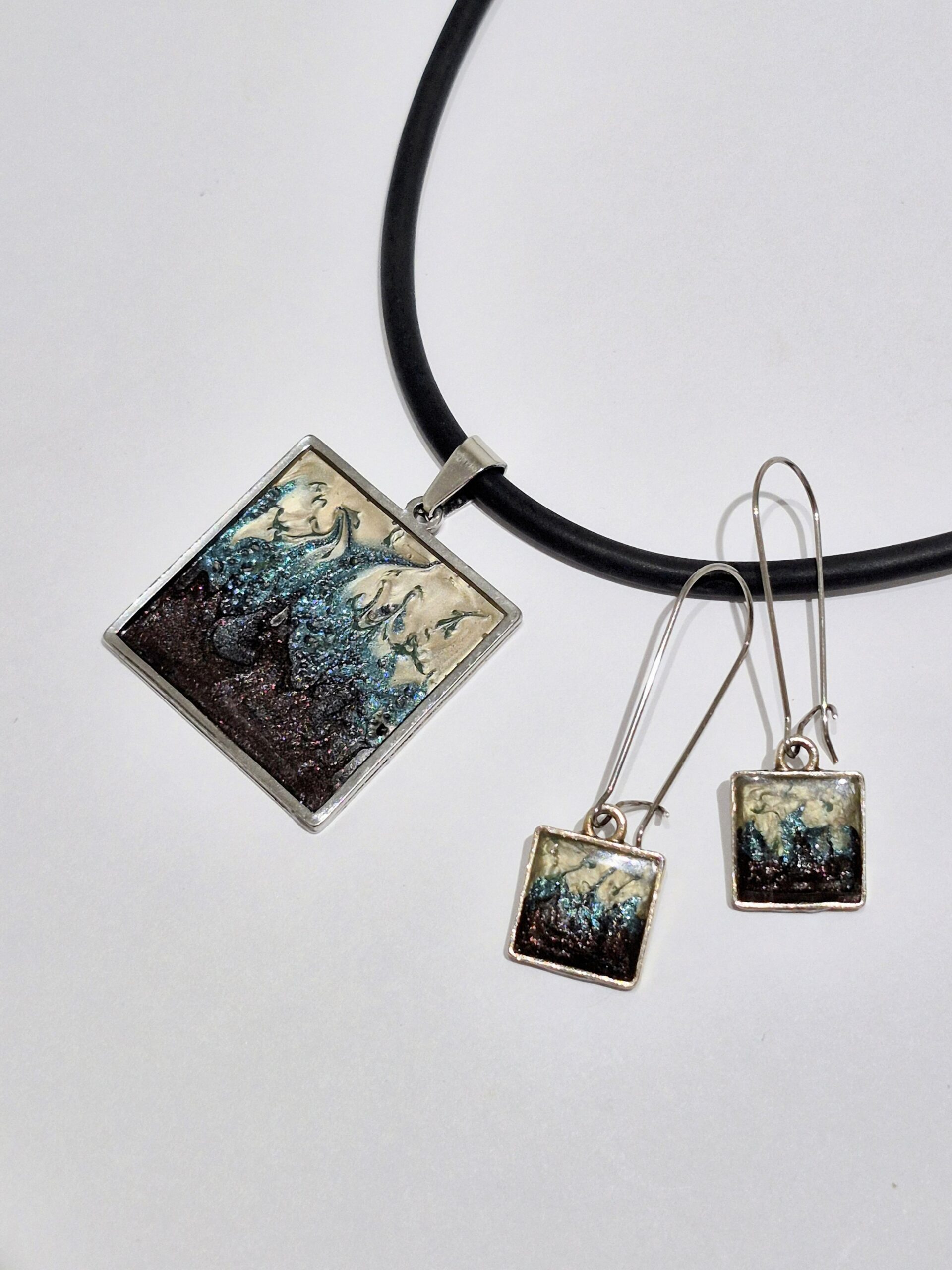 Turquoise | Collier er boucles