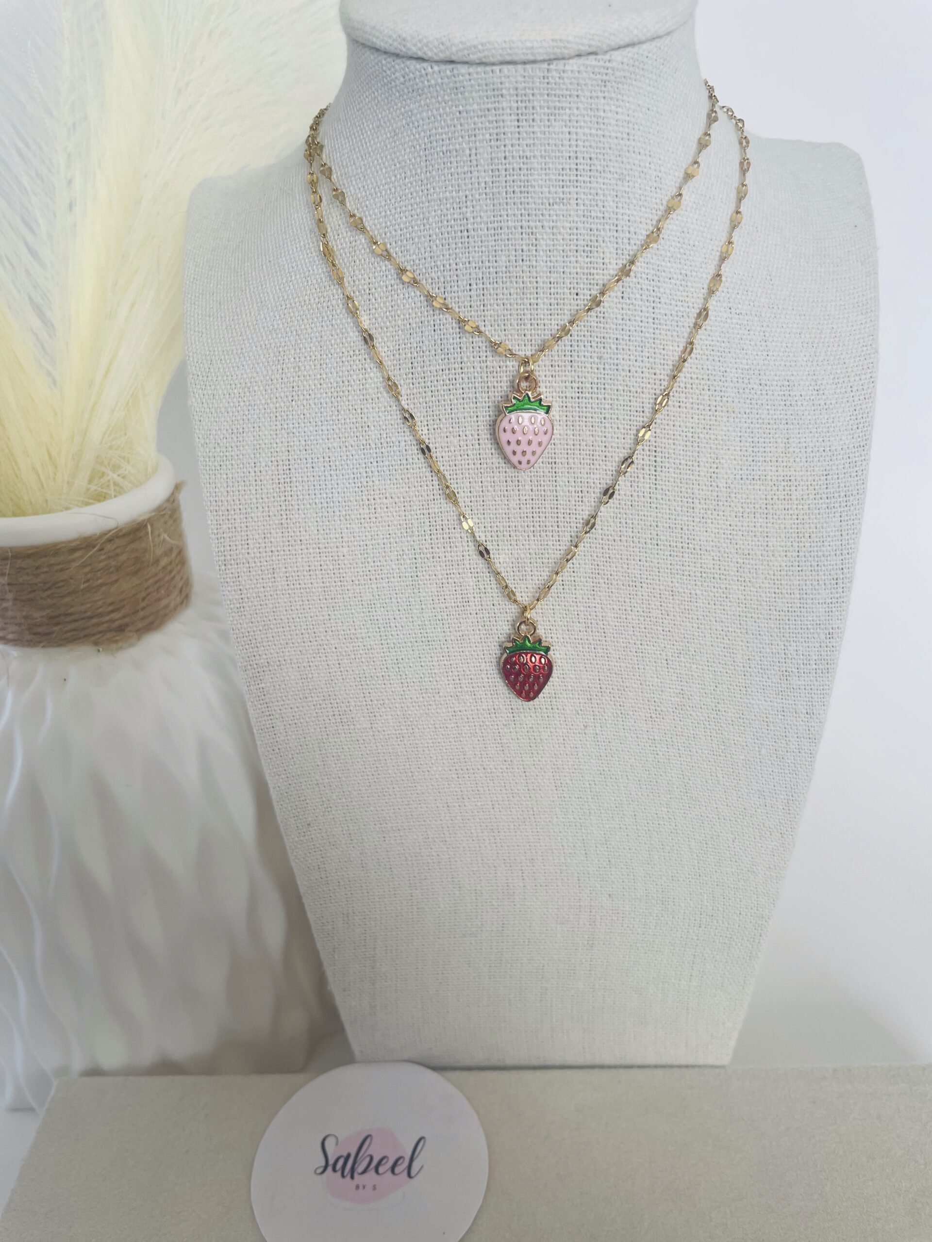 Collier fraise