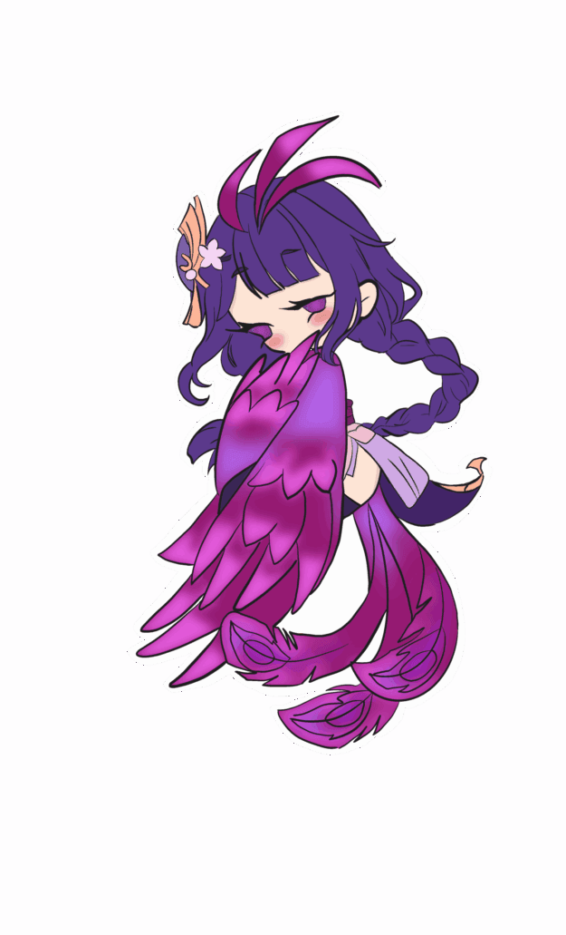 Raiden Shogun Sticker